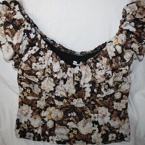 Abercrombie & Fitch Ruffle Top